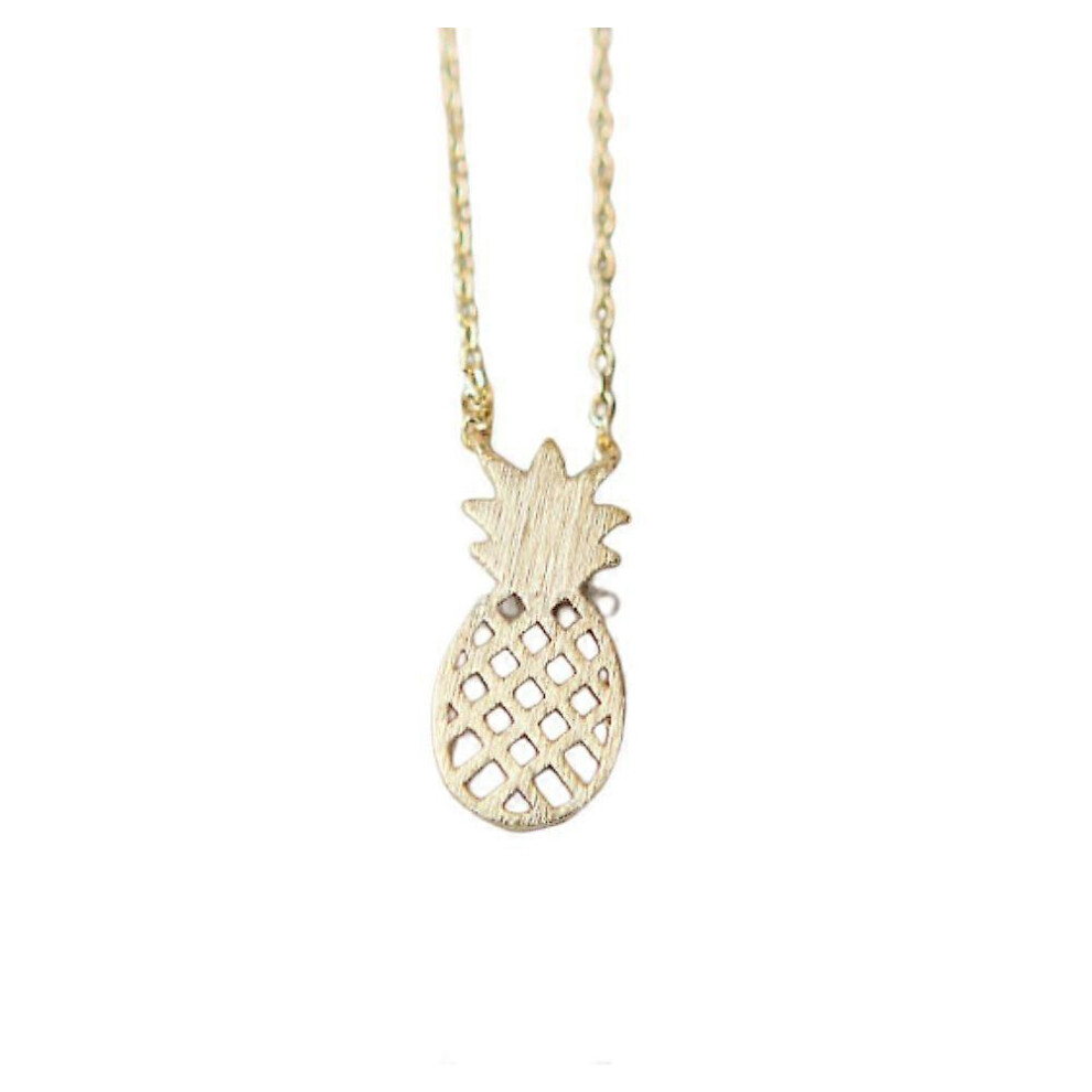 Kikidex (As Show, One Size) Fruit Pineapple Necklace Sweet Fruit Accessories Simple Style Necklace Collarbone Chain Jewelry Gift
