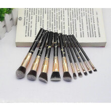 10-Pack Makeup Brush Tool Set Makeup Powder Eyeshadow Foundation Blush Blender Makeup Brush