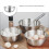 Kitchen Egg Mixing Bowl Stainless Steel With Scale 4