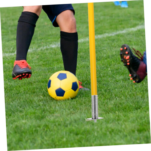Spring Loaded Ground Stake For Soccer Flagpole Training, Corner Flag Base, Detachable Design, Portable, Durable Material 2