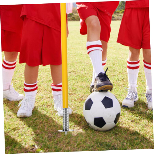 Spring Loaded Ground Stake For Soccer Flagpole Training, Corner Flag Base, Detachable Design, Portable, Durable Material 1