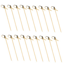 200pcs bamboo knot picks for fruit, food, cocktails, parties