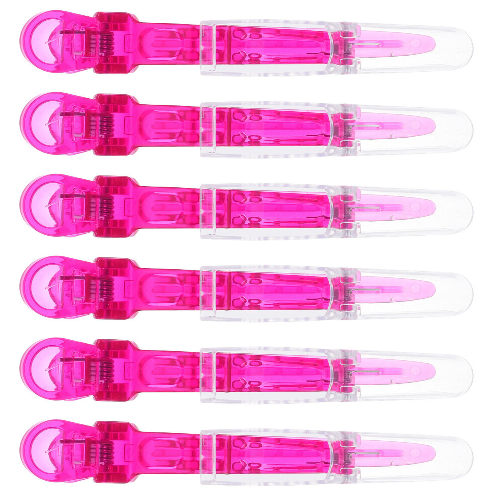 Villcase 6 Pcs Salon Hair Clips For Hairstyling, Random Colors