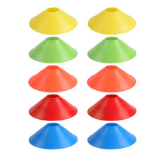 10pcs sports agility cones for soccer football basketball training