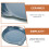 ceramic baking tray with handle portable roasting dish small serving 8