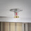 wall-mounted fire sprinkler cover plate for ceiling protection 4
