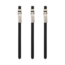 3St Naaibare Broekhaken Zwart Metalen Accessoires DIY Kleding
