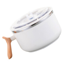 lidded insulated instant noodle bowl for handheld food use