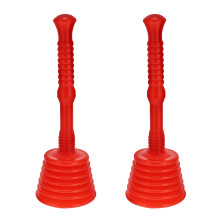 2 rubber ontstoppers voor toilet en wastafel, inclusief toiletreiniger