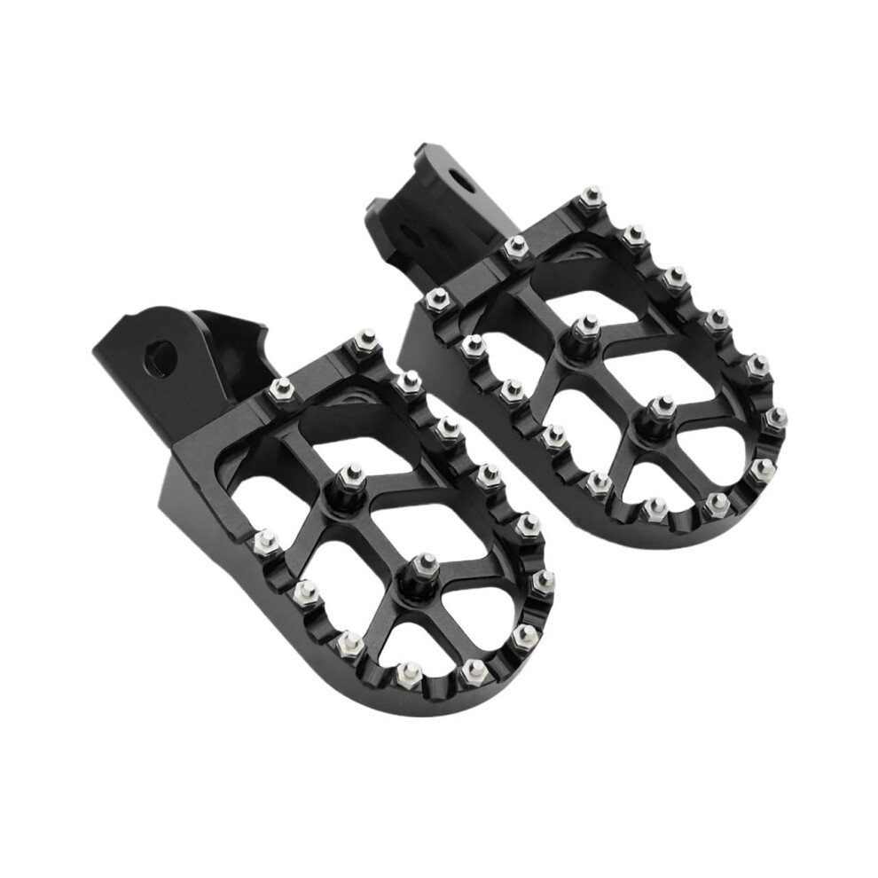 Motorcycle Footrest Cnc Foot Pegs Aluminum Retrofit Pedal Mounting Bracket For Surron Bee S/X Electric Bike Light/Black 9084446105544