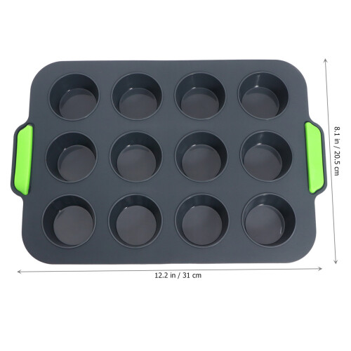 Silicone Muffin Cup Cake Mold Cupcake Pan Mini Kitchen Baking Tool 1
