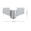 18pcs drum kit felt pads set with wing nuts for drums - black 2
