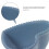 heart shaped ceramic bowl for fruit salad dessert serving light blue 10