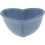 heart shaped ceramic bowl for fruit salad dessert serving light blue 4
