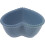 heart shaped ceramic bowl for fruit salad dessert serving light blue 1