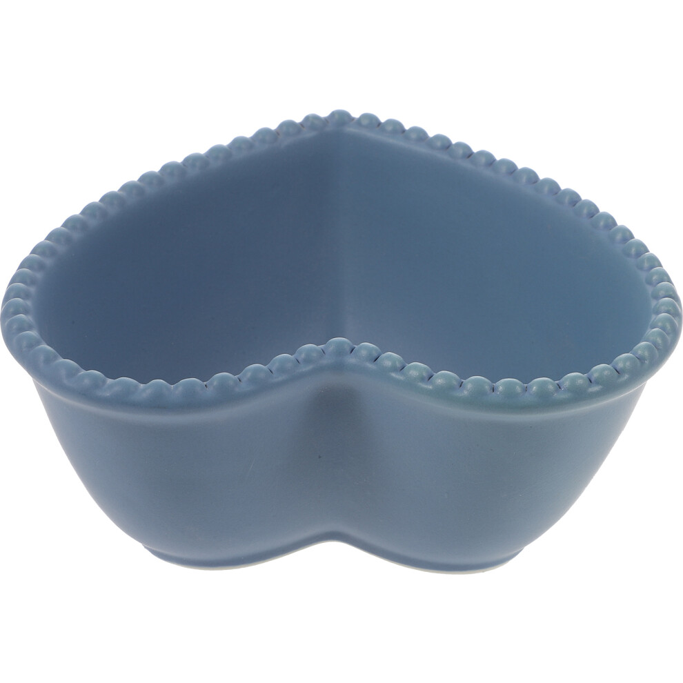 heart shaped ceramic bowl for fruit salad dessert serving light blue-image-OPC-PKRHK9C-NEW