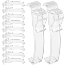 12Pcs Lightweight Pom Valance Clips Hidden Clip for Blind Decoration