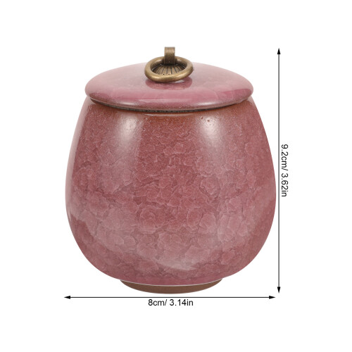 small ceramic pet cremation urn for dog cat ashes 2