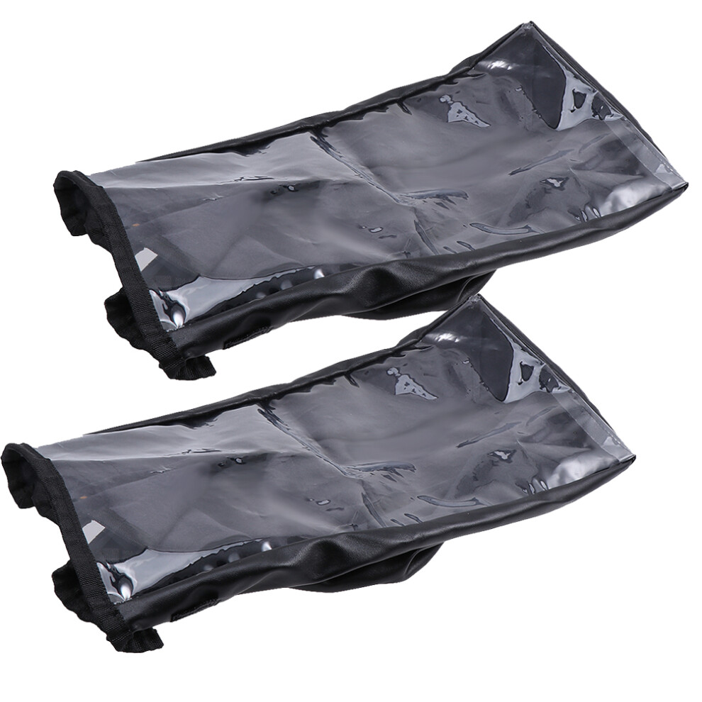 Artibetter Black 2Pcs Waterproof Electric Wheelchair Control Panel Cover