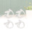 2 pairs silicone waterproof ear plugs for interphone ( ) 11