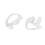 2 pairs silicone waterproof ear plugs for interphone ( ) 4