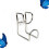 4pcs stainless steel wall rack for kitchen bathroom no punch silver 10