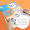 10pcs transparent self-adhesive book covers for textbooks students 5