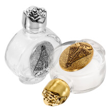 2pcs glass church bottles for perfume holy water container