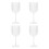 4pcs plastic wine cups for household use, reusable glasses 2