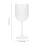 4pcs plastic wine cups for household use, reusable glasses 10