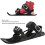 Mini Ski Boots Adjustable Binding For Winter Outdoor Skiing On Forest Trails Size Adjustable Compatible With Bindings 5
