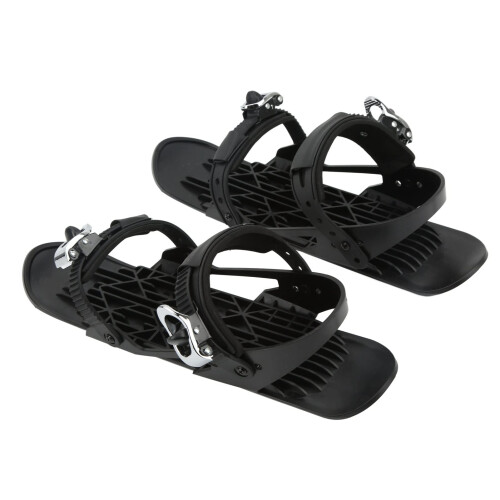 Mini Ski Boots Adjustable Binding For Winter Outdoor Skiing On Forest Trails Size Adjustable Compatible With Bindings