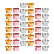 150Pcs Household Foil Muffin Cups Cake Cup Molds Oil-Proof Liners