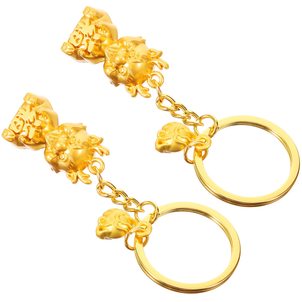 2 Cartoon Sleutelhanger, Hangend Hangertje-image