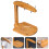 Mug Storage Rack Hanging Display Cup Holding Shelf 4