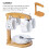 Mug Storage Rack Hanging Display Cup Holding Shelf 11