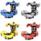 (Blue) Two-in-one transforming robot car Lamborghini model mini automatic transforming robot toy 2