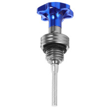 Blauw Aluminium Oliepeilstok Voor Motor Motor-Olie Niveau