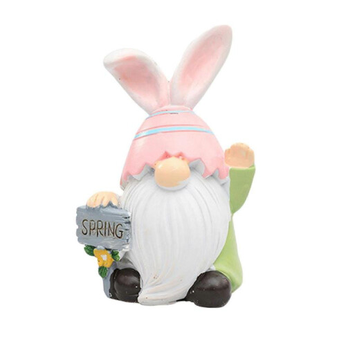 Garden Easter Decoration: Dwarf Bunny Doll, Home Table Valentine's Day Gift.