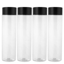 12 Pack Bulk Water Bottles, 10 oz Empty Bottles, Disposable Caps, Juice Bottles, Juice Storage Containers