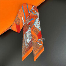 (4) Summer Cooling Scarf Women Fashion Ladies Hair Band Hair Accessories Girl's Headscarf Foulard Tie Bag Handle Ribbon Headband