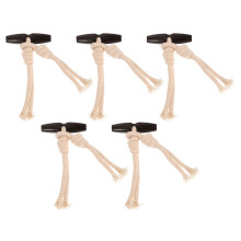 5 Pairs Of Overcoat Buttons Cotton Rope Sew-On Toggles Closure