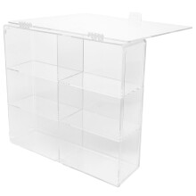 Transparent Acrylic Doll Toy Storage Rack Organizer