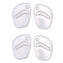1 set 2 pairs 3d foot gel massage pads forefoot insoles relief