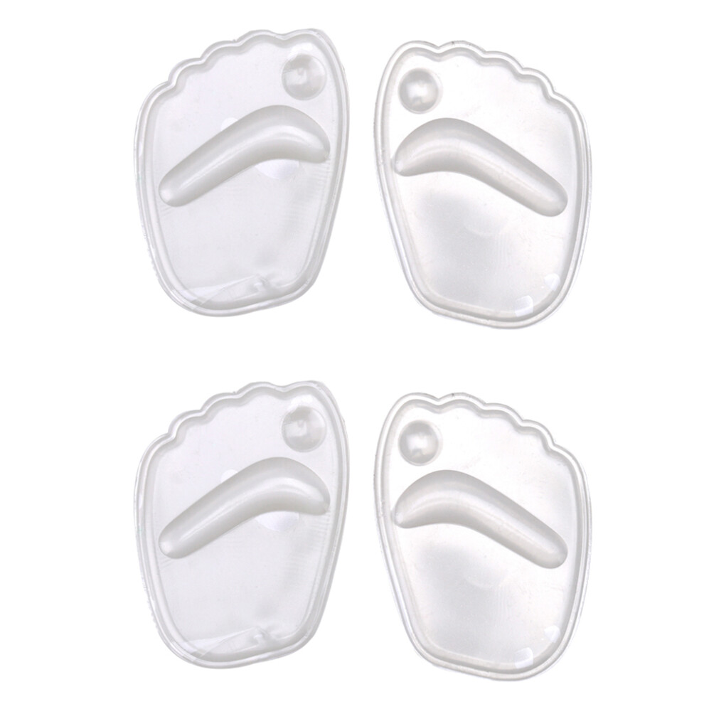 Artibetter 1 Set 2 Pairs 3D Foot Gel Massage Pads Forefoot Insoles Relief