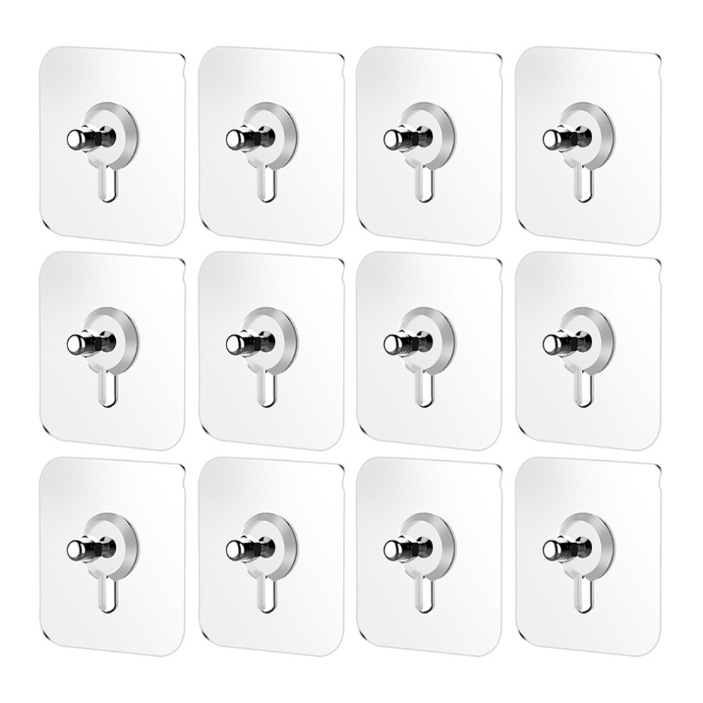 50Pcs Self-Adhesive Hanging Screw Sticker Wall Hanger Traceless 3301131216474