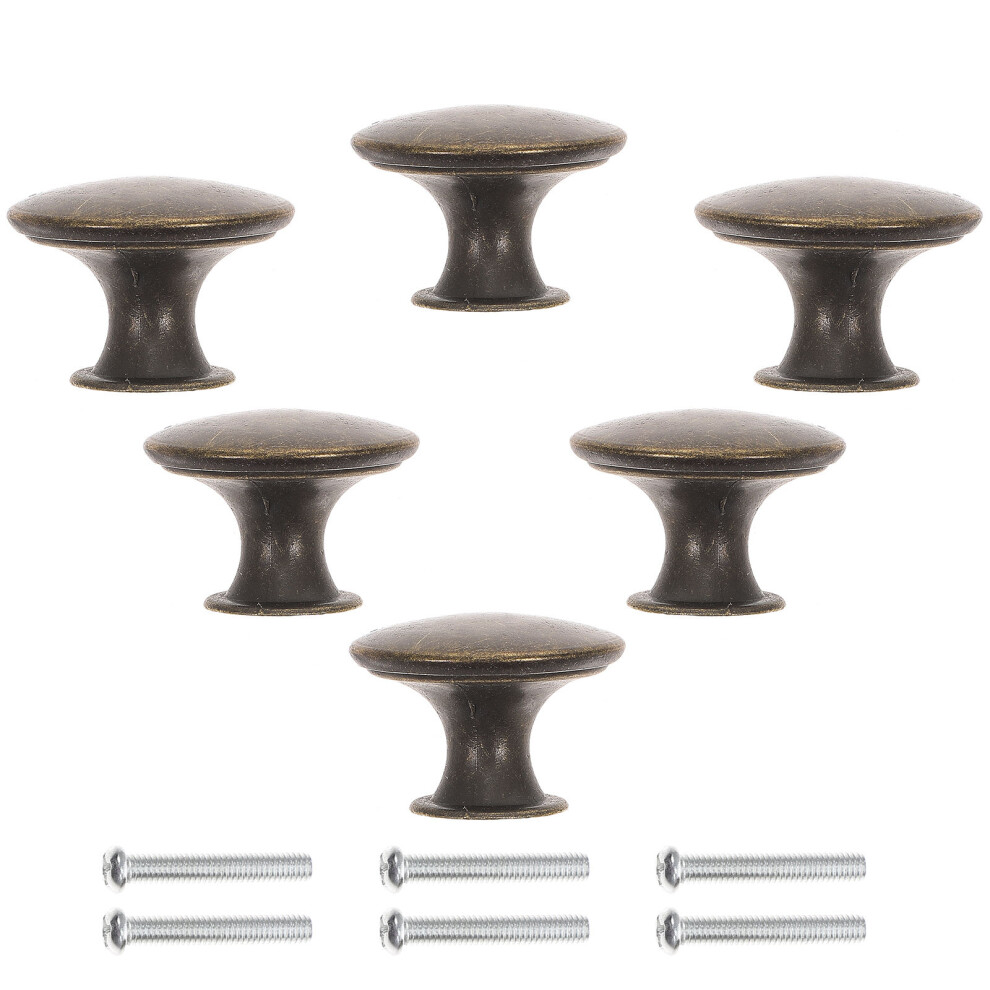 6Pcs Antique Olive Green Iron Cabinet Knobs And Pulls For Dressers 3301131227814