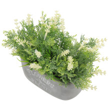 artificial lavender bonsai potted fake flower indoor outdoor decor