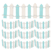 Blue Mini Garden Fence 9.5x2.9x0.2in Density Board For 10set