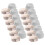 12 Pcs Plastic Refillable Cosmetic Jars With Lids 2
